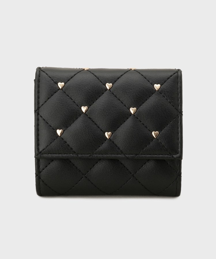 新生活・新学期】キルティング ボックスコイン三つ折り財布 ミニ財布