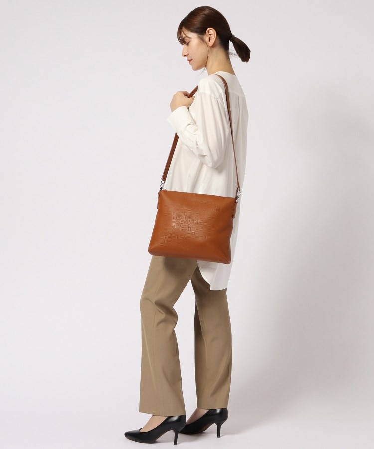 ミニマ】レザーショルダーバッグ L 2WAY 本革 ビジネスバッグ（商品