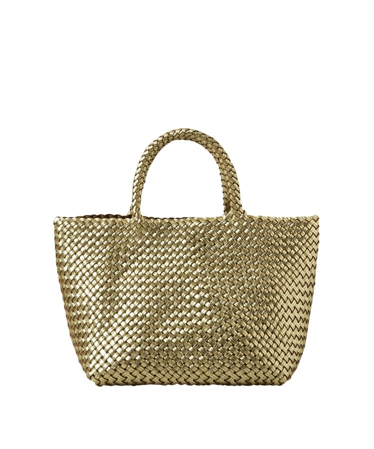 ブレッツァバッファロー】レザーメッシュトートバッグ S 本革 ステッチ