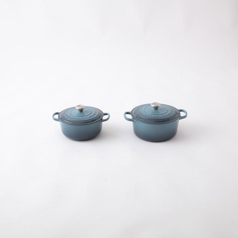 LE CREUSET(ル・クルーゼ) ココット・ロンド マリンブルー |キッチン