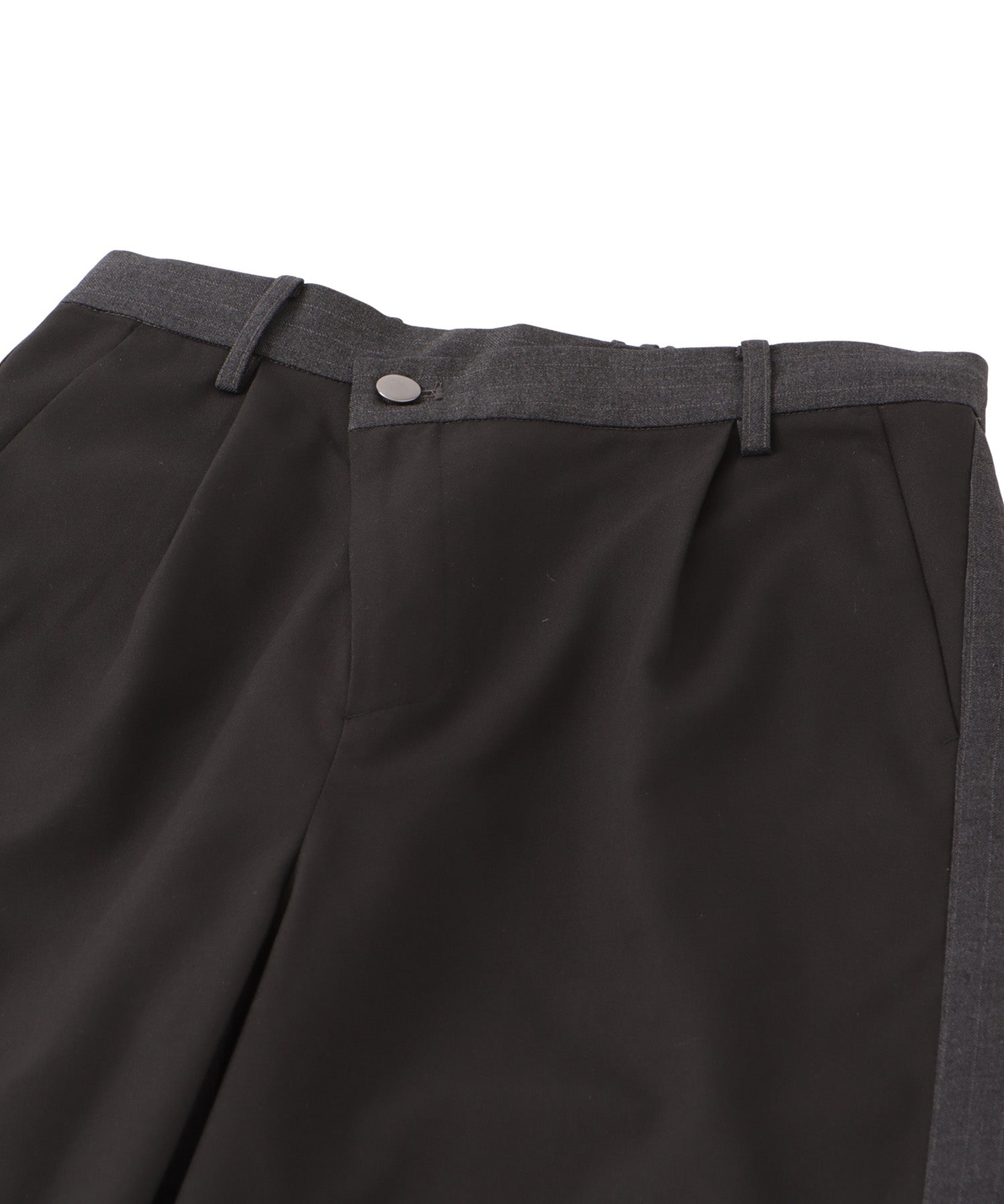 アシンメトリーデザインスラックスパンツ｜ACLENT（アクレント）