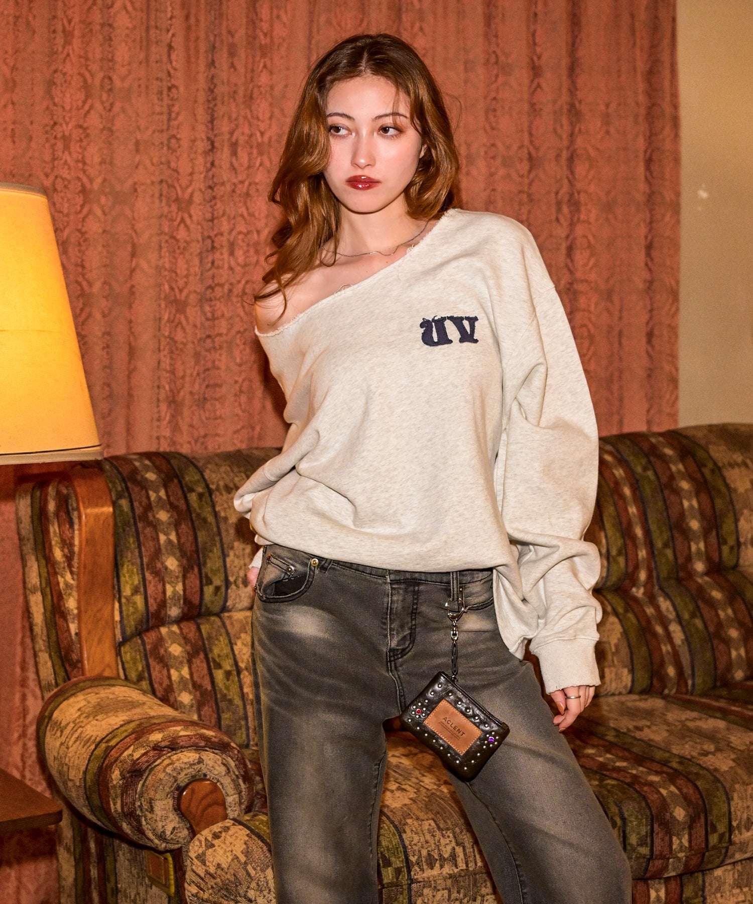 カットオフワンショルダールーズスウェット｜ACLENT（アクレント）