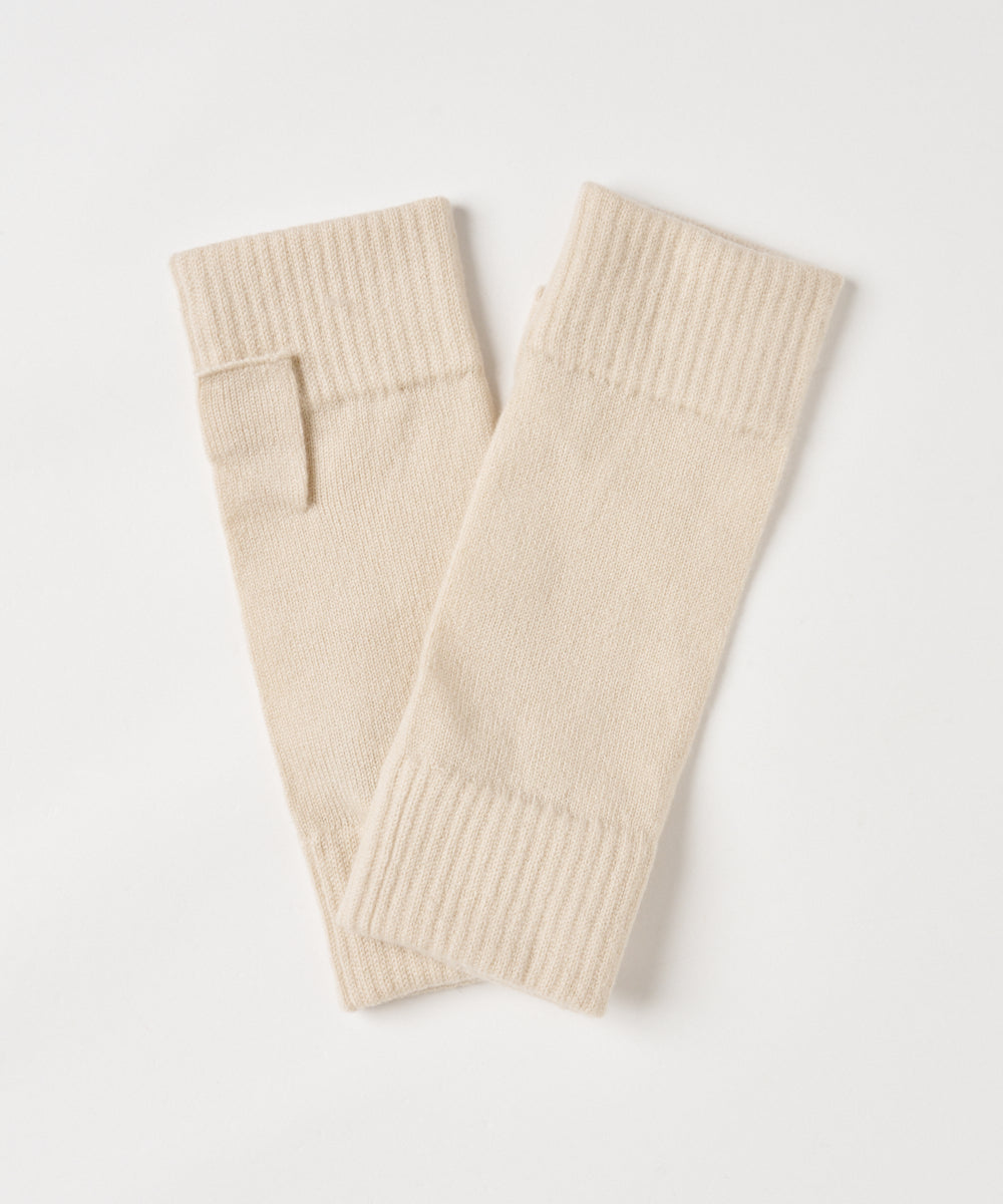 ASAUCE MELER | ミドルゲージカシミヤ フィンガーレスグローブ