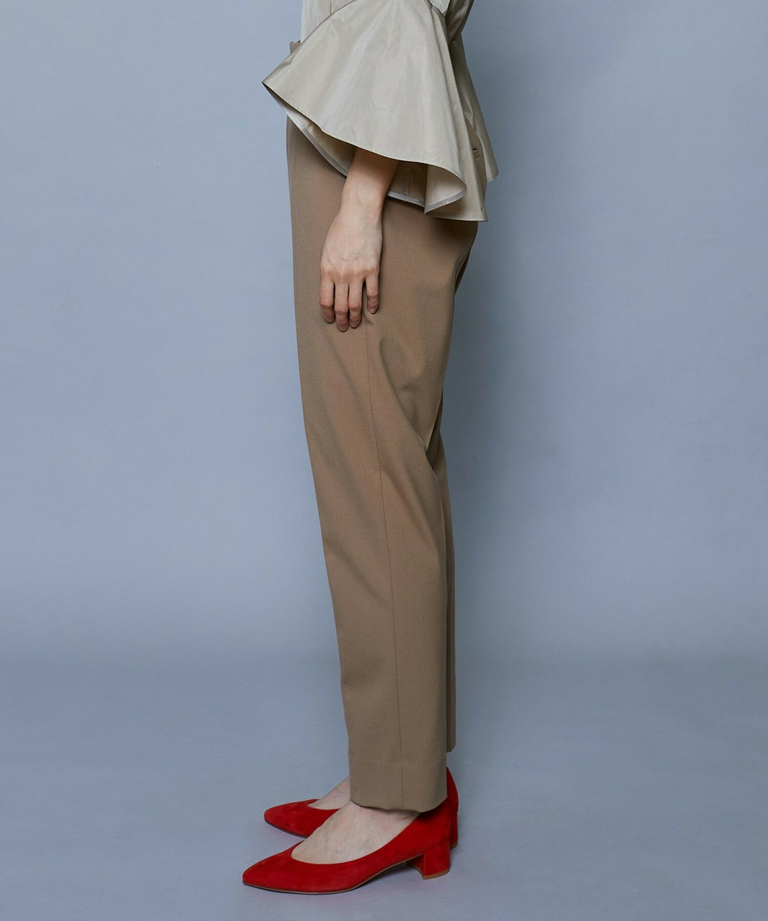 スタイリスト戸野塚かおるコラボ 2WAYストレッチテーパードパンツ