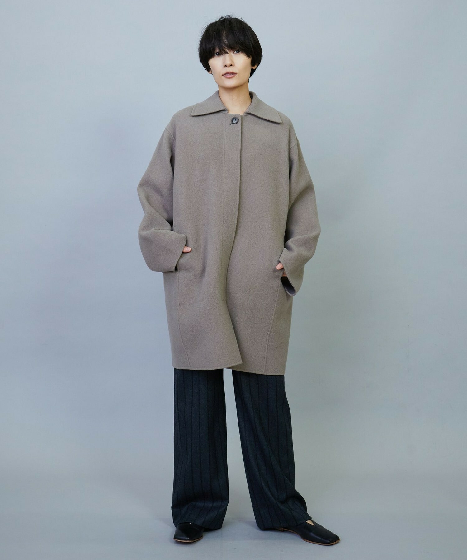 Lサイズ】メルトンリバーコート｜BIGI online store - ビギ オンライン