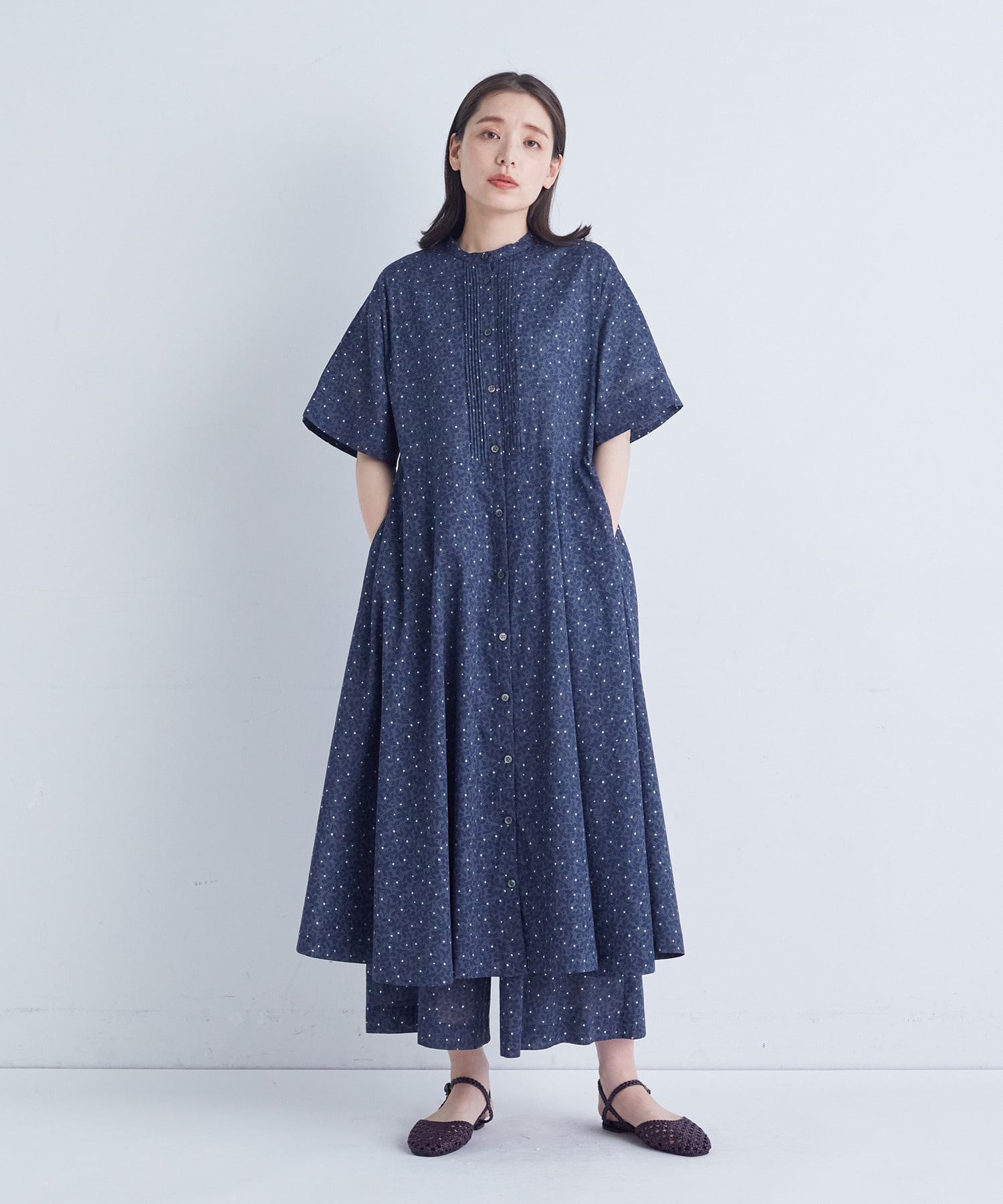 リーフプリントワンピース｜BIGI online store - ビギ オンラインストア