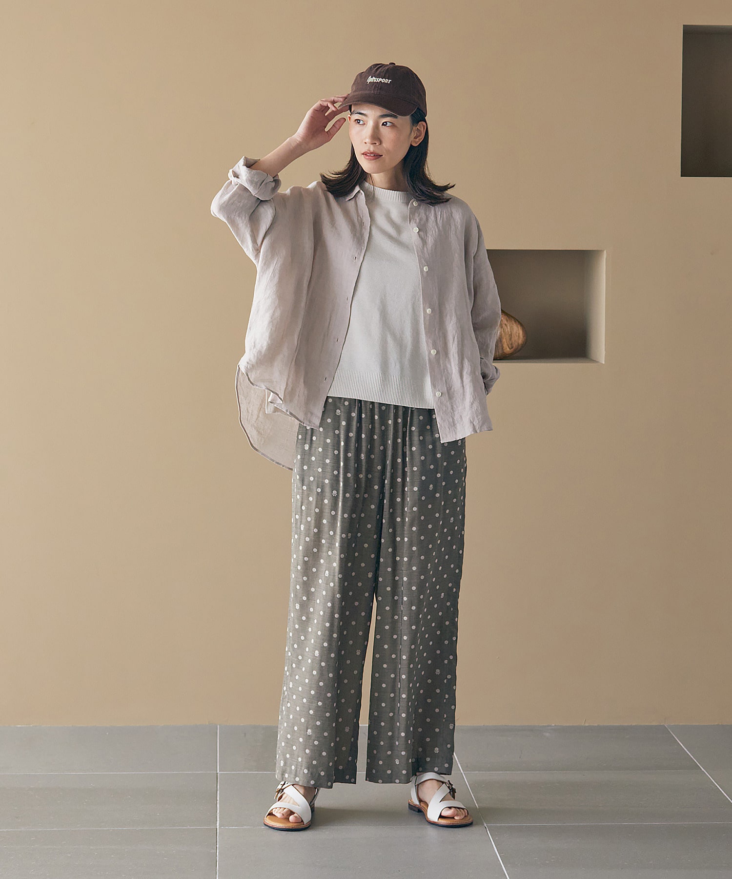 オリジナル柄カットジャカードイージーパンツ｜BIGI online store