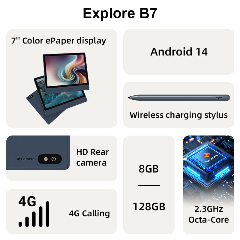 Bigme B7 カラー電子ペーパータブレット Amazon.co.jp: Bigme B7 7