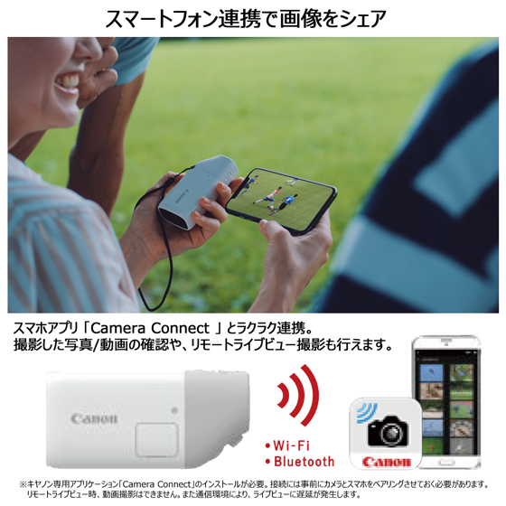 キヤノン PowerShot ZOOM（ホワイト）+カメラケース+microSDカード