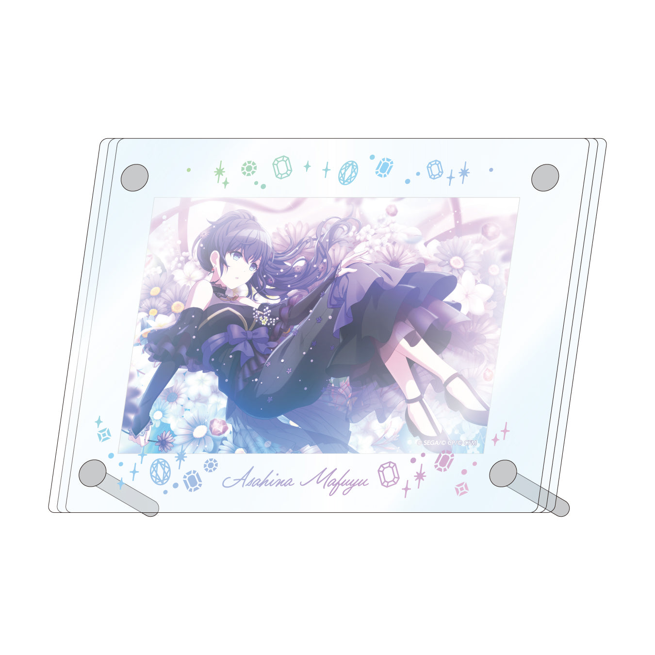 プロセカ ミニ 色紙 29C 弓引け、白の世界 朝比奈まふゆ グッズ-色紙