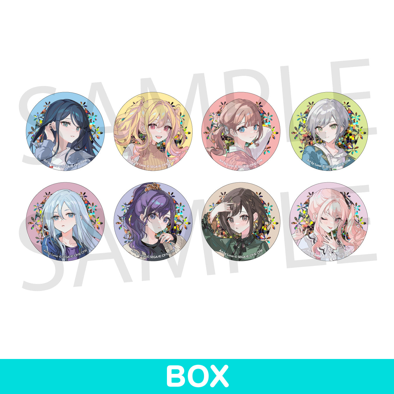 やなと 1st Step- ver. すにすて 缶バッジ 9点 やなと 1st Step- ver