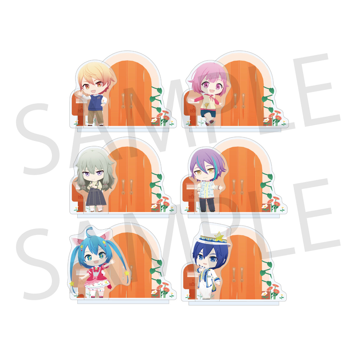 予約商品】マイセカイ どこでも訪問アクリルスタンドコレクション D