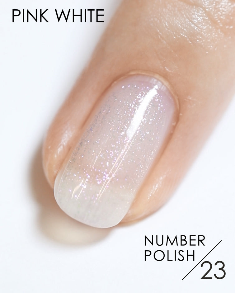 NUMBER POLISH（ナンバーポリッシュ）23 Pink White | D-UP 公式通販