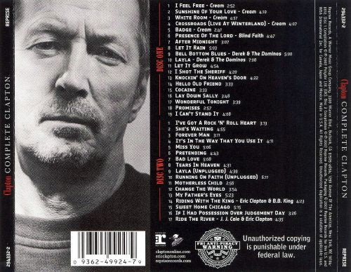 Complete Clapton - CD – Eric Clapton