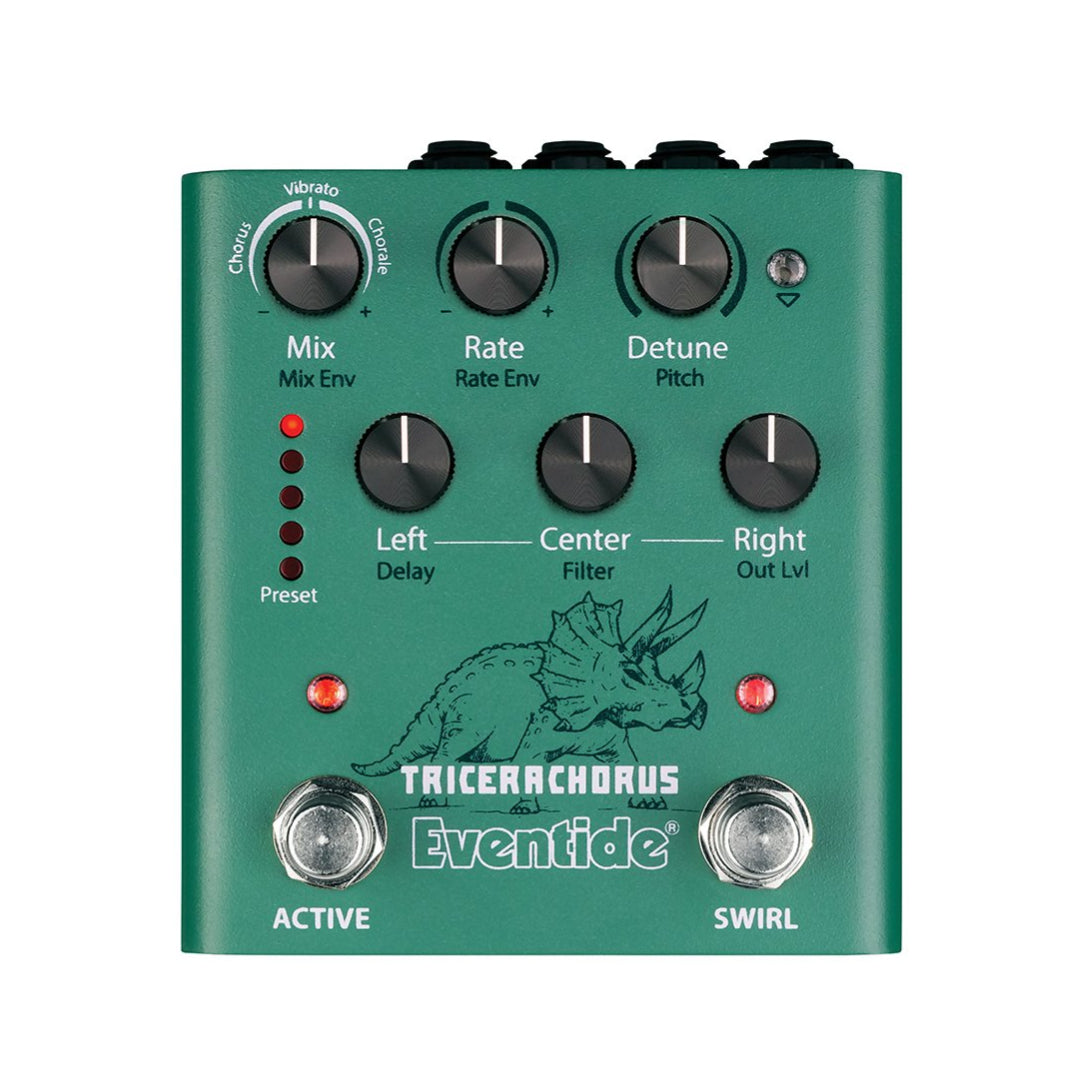 TriceraChorus 80s Style Tri-Stereo Chorus Modulation Pedal – Eventide