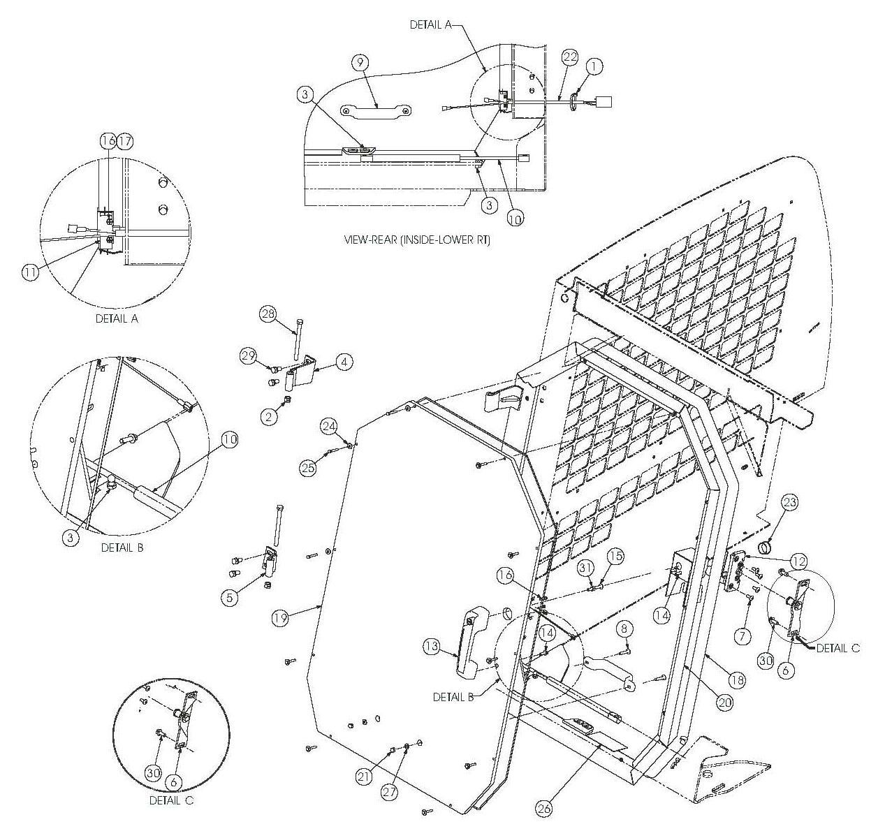 SL7810E Skid Steer Loaders Parts - Gehl SL and E-Series - Skid