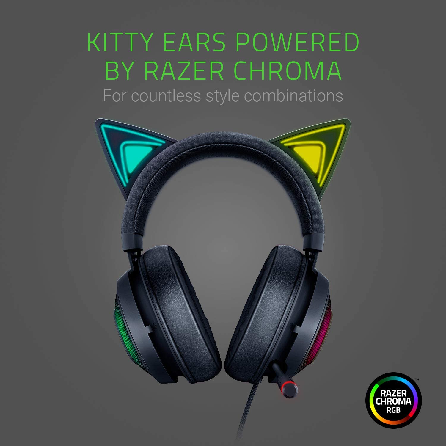 Razer Kraken Kitty Black クラーケン キティー ブラック – GRAPHT
