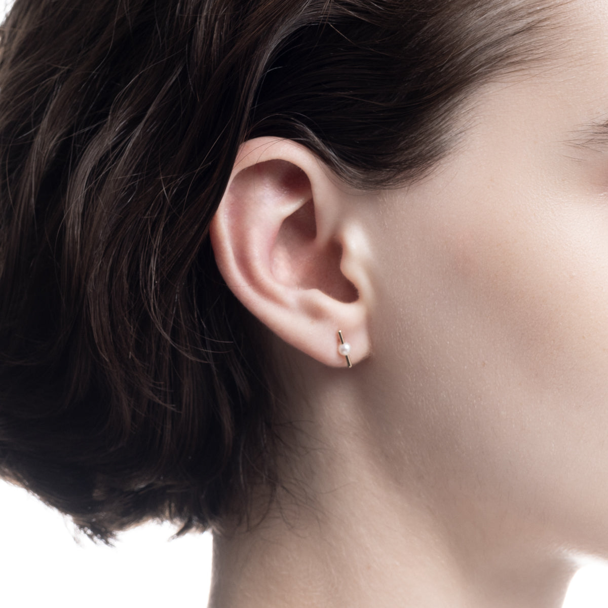 MOSQUITO アコヤパール バー ピアス