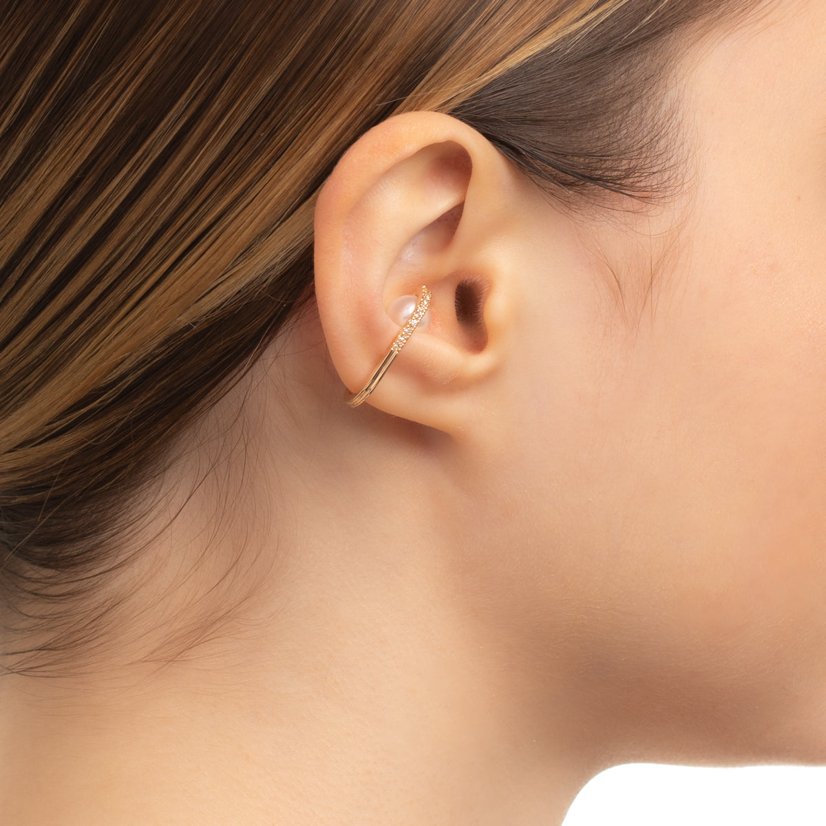 BELUGA アコヤパール ダイヤモンド イヤーカフ