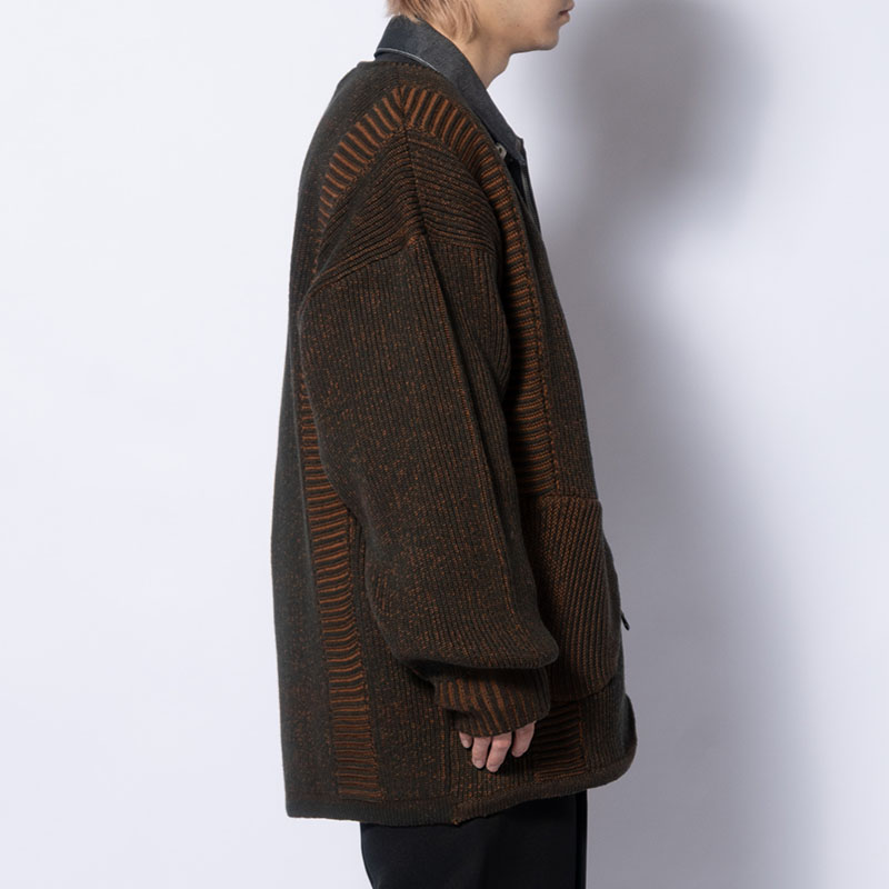 OVERSIZE ZIP CARDIGAN -2.COLOR- | IN ONLINE STORE