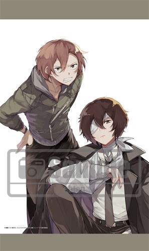 文豪ストレイドッグス」春河35イラスト B2タペストリー＜太宰、中也