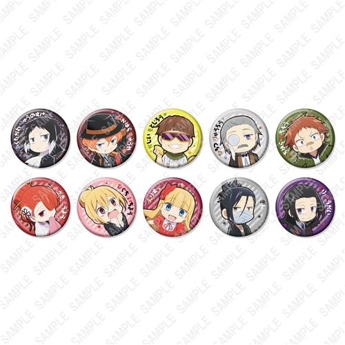 文豪ストレイドッグスわん！ 缶バッジ＋（プラス） ポートマフィアver