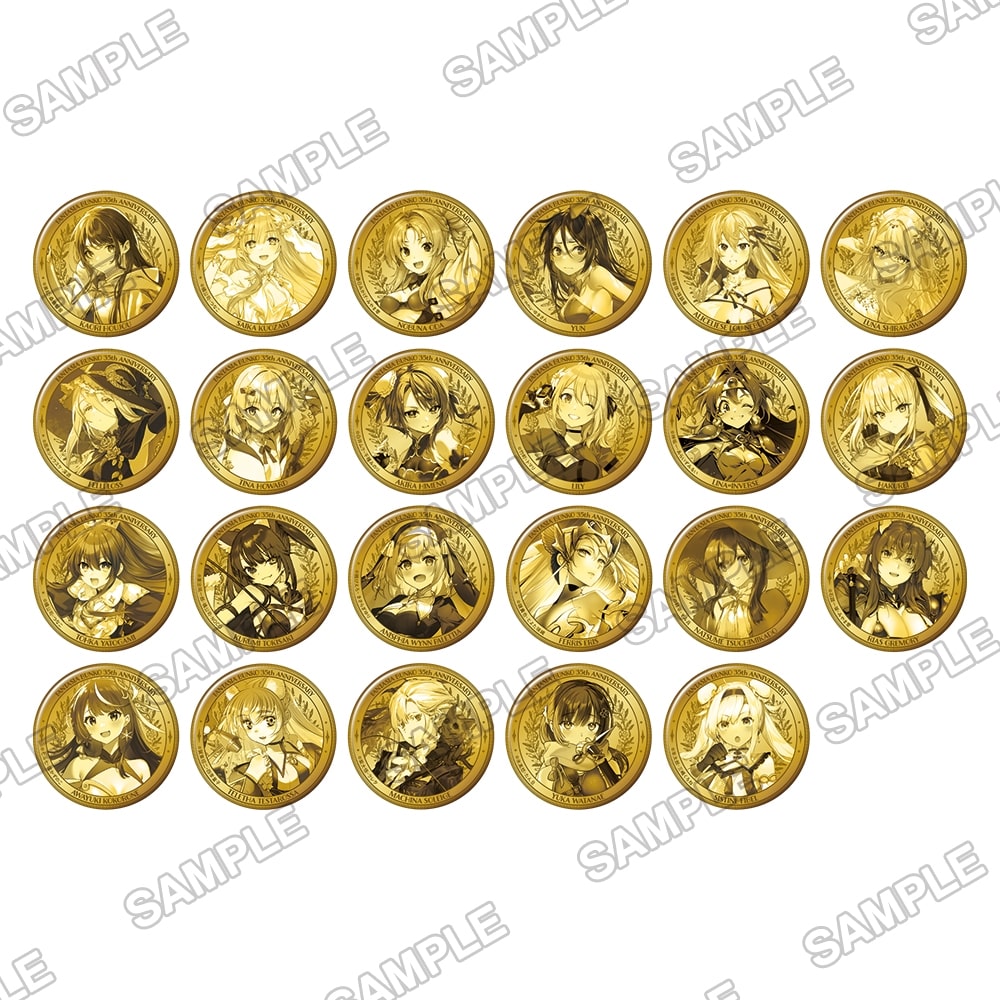 ファンタジア文庫大感謝祭2023 コイン風トレーディング缶バッジ