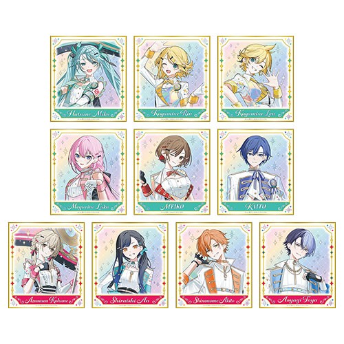 プロジェクトセカイ 5th Anniversary 感謝祭』オーロラ箔押しミニ色紙