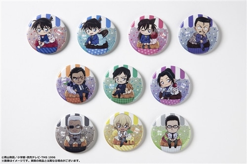 名探偵コナン」キラキラ缶バッジコレクション カップケーキver. BOX