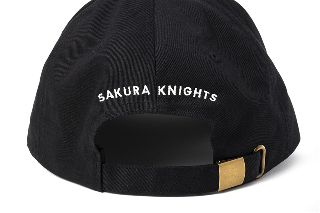 サクラナイツ 刺繍ロゴキャップ＋ピンバッジ 渋川難波 【イラスト