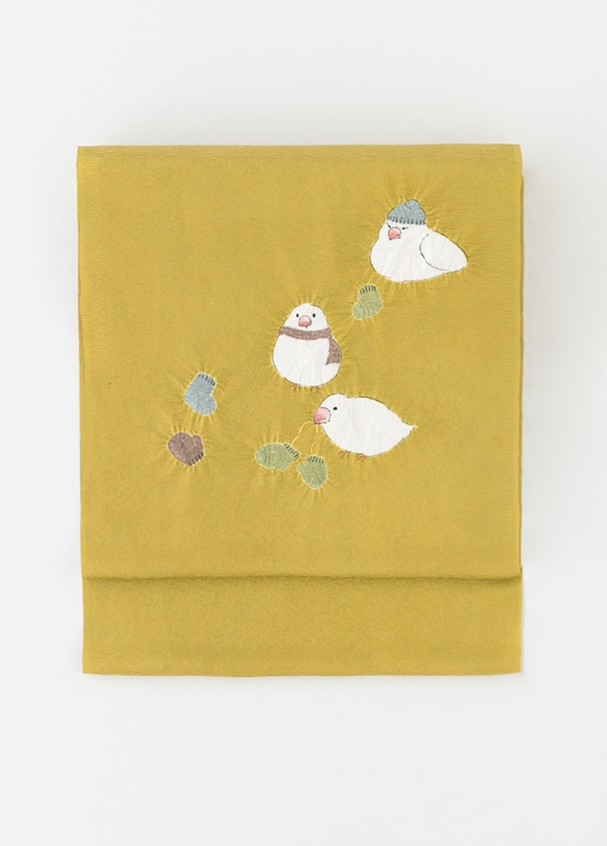 染め九寸名古屋帯 文鳥の冬支度 | 帯 | やまとオンラインストア