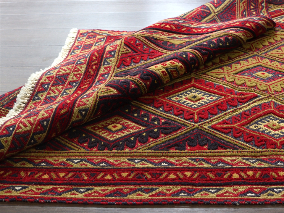 キリムスタイル / オールドキリム・アフガニスタン ミシュワニ131×80cm