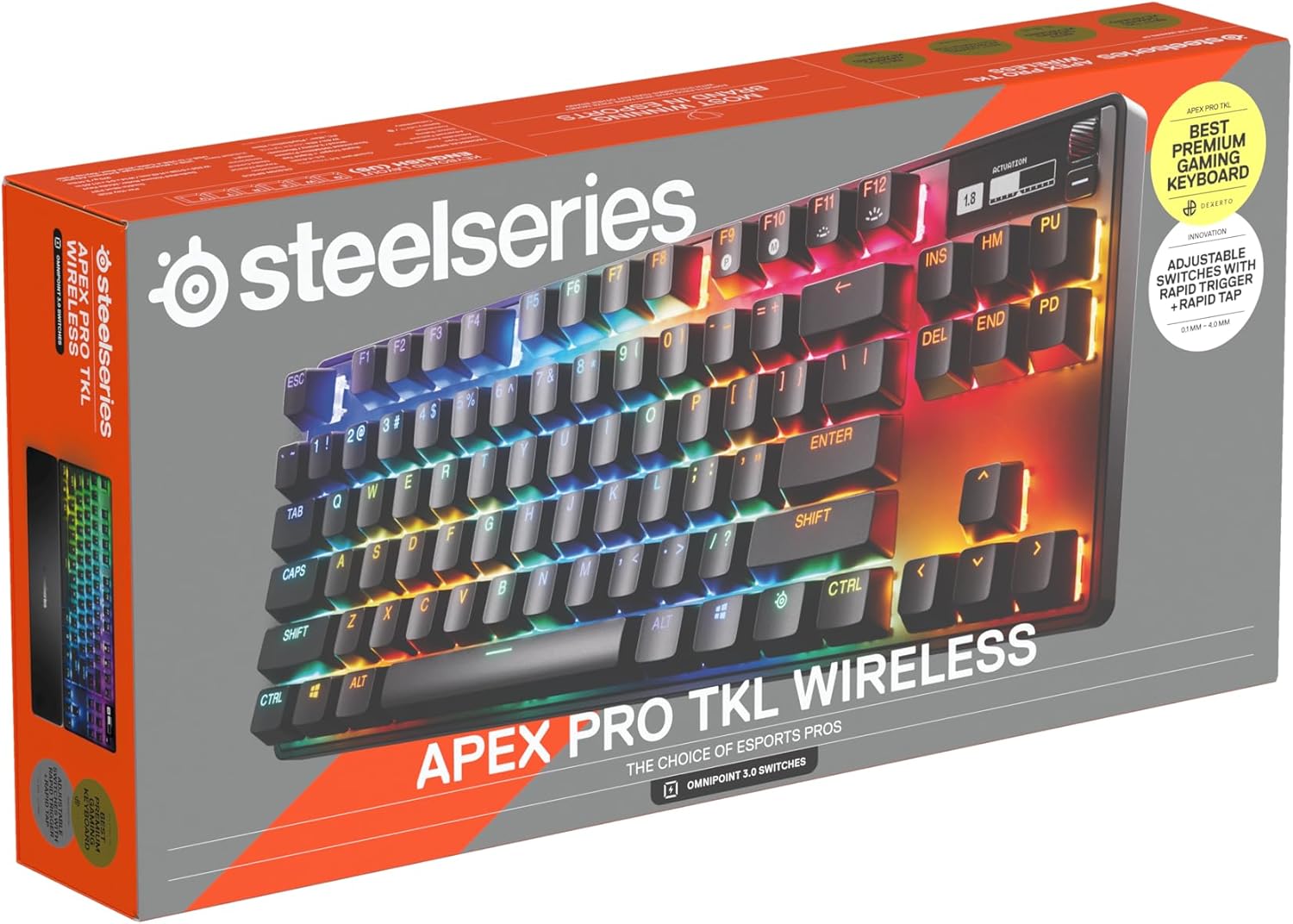 SteelSeries Apex Pro TKL Wireless Gen3 ワイヤレス ゲーミング