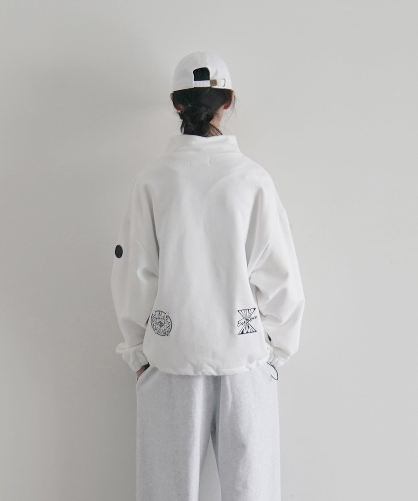 Evisen Skateboardsゑ【エビセンスケートボード】Mind land half zip