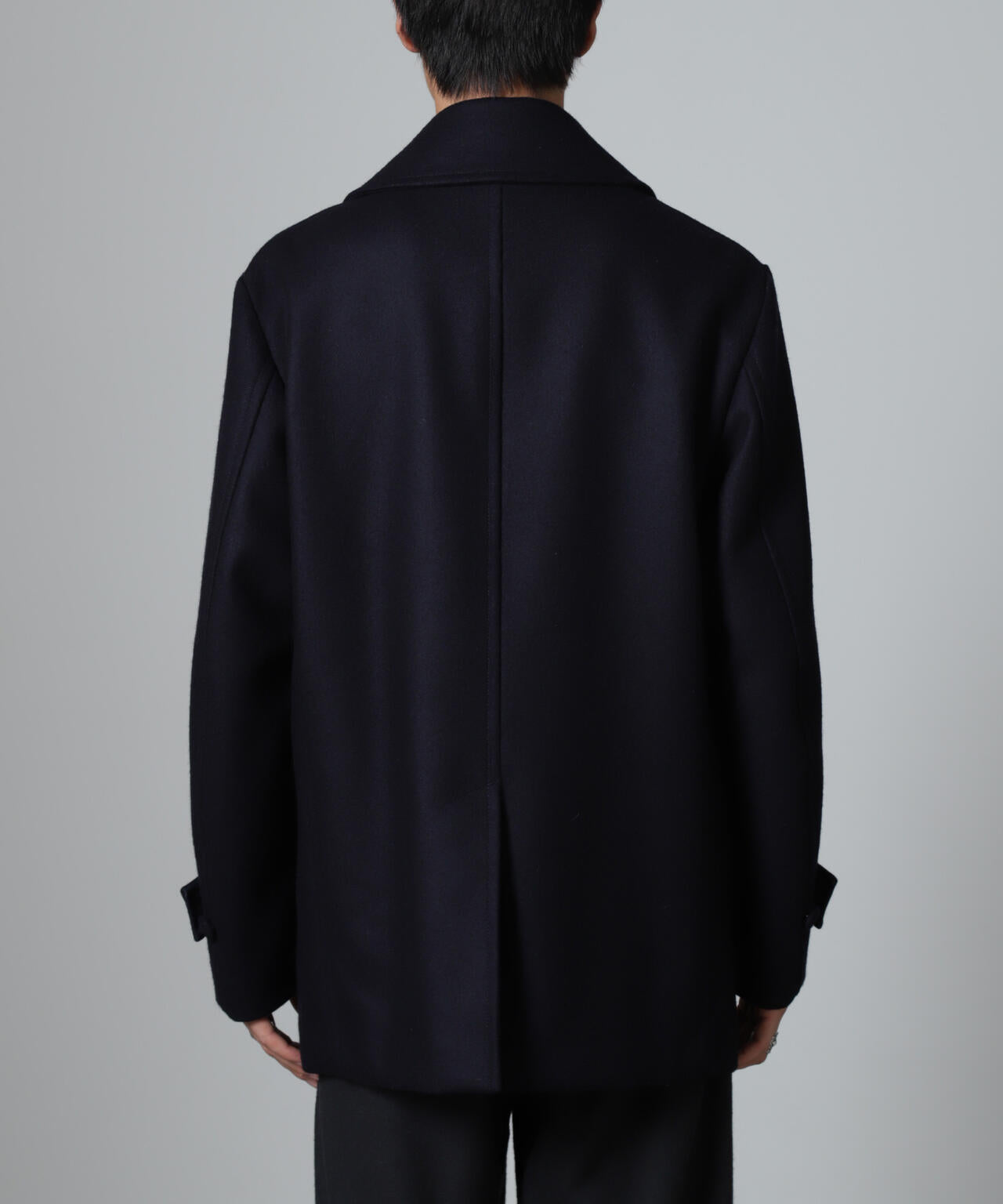 ハードプレス メルトン ボルドフィット メルトン ピーコート