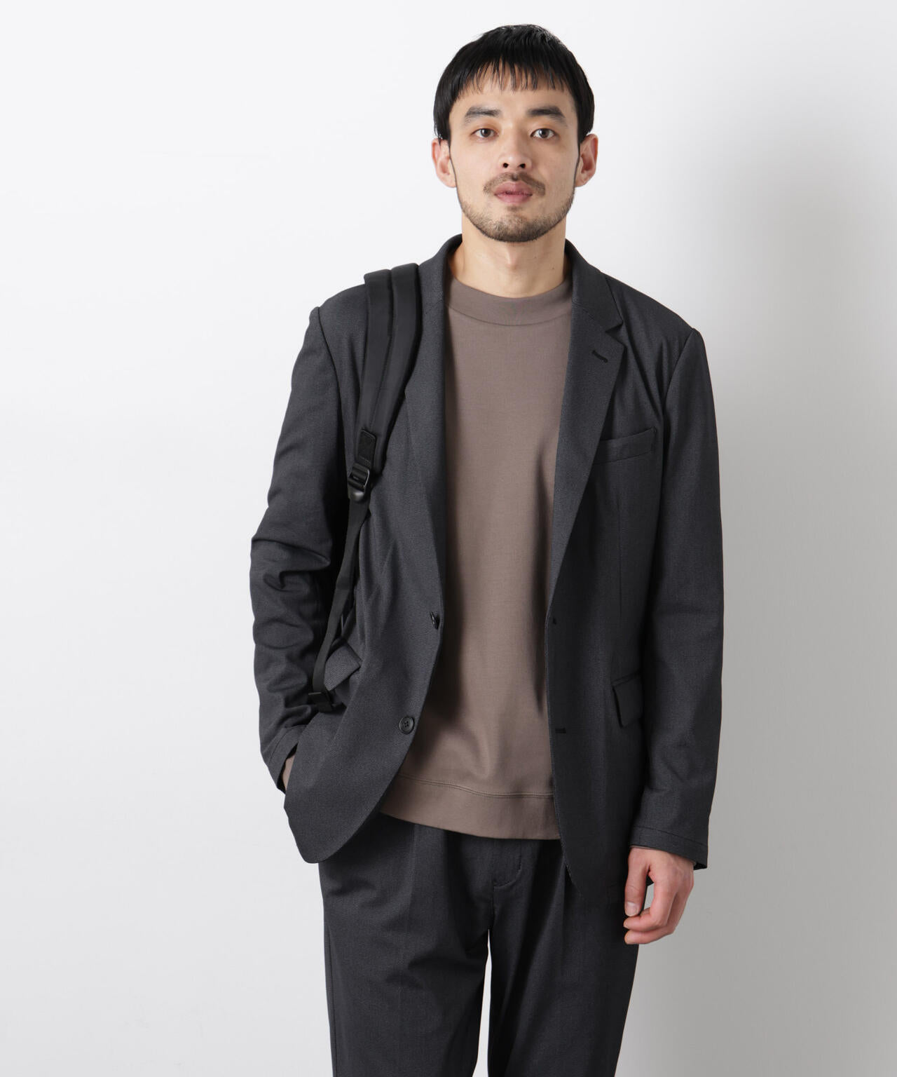 大人気セットアップ】｢Damerino｣ 軽量ジャージーデニムライク