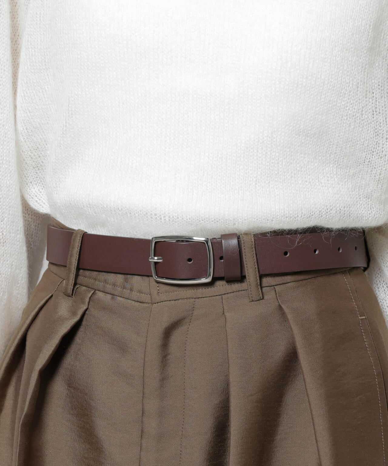 スクエア バックル ベルト