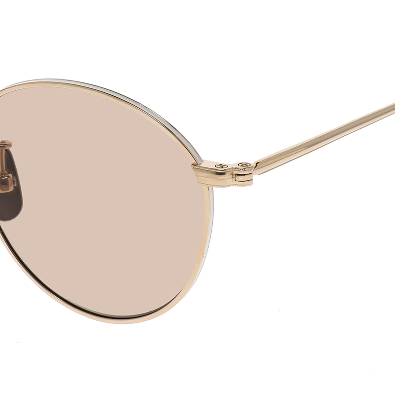 BLANC.. | 【BLANC..】BM007Li GOLD-OFF WHITE/M.BRN サングラス