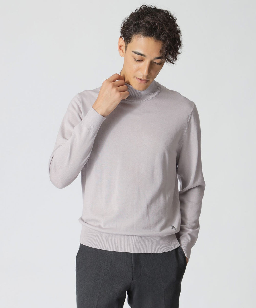 Nikkei magazine掲載】【Washable】ハイネックセーター(トップス