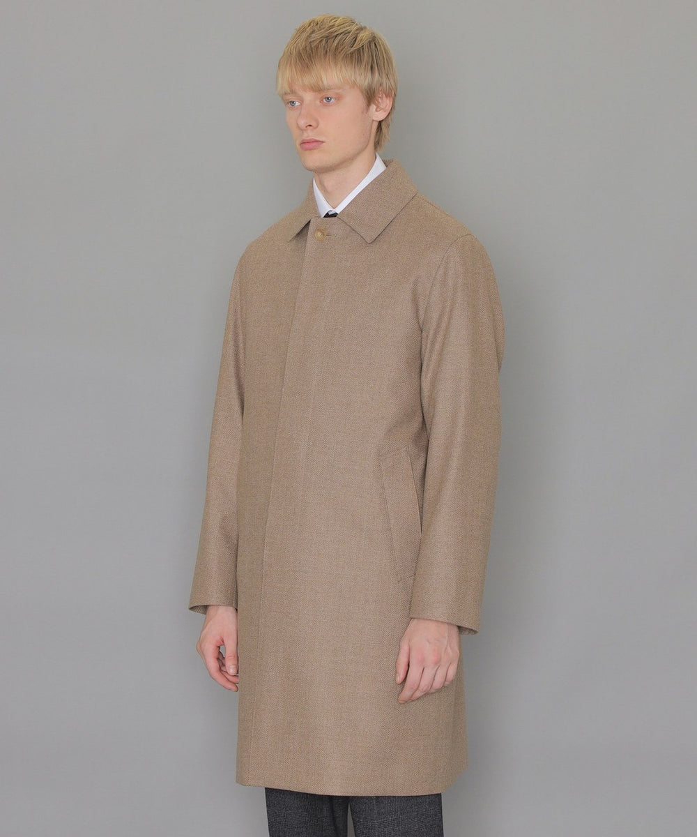 DUNFORD】【Loro Piana Fabric】ウールツイルステンカラーコート