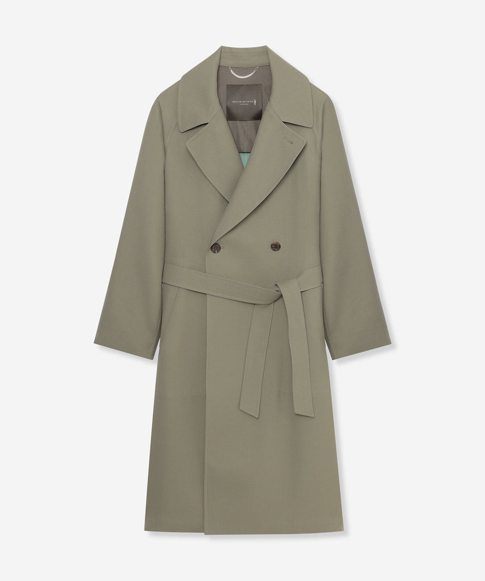 HADSTON DOUBLE】ウールシルクリバーダブルブレストコート(コート