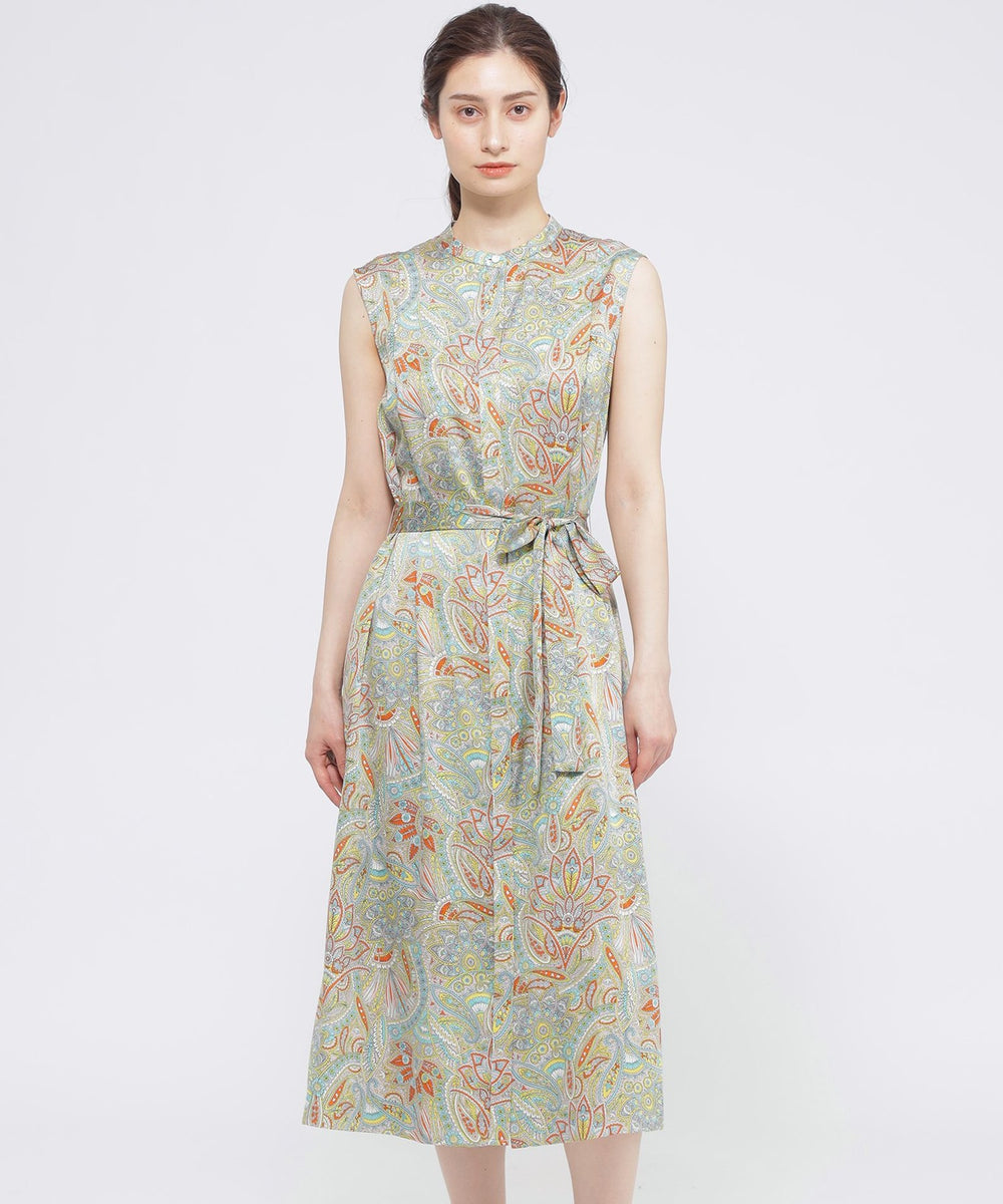 ウォッシャブル】サラサペイズリー ワンピース(ワンピース)｜Paul
