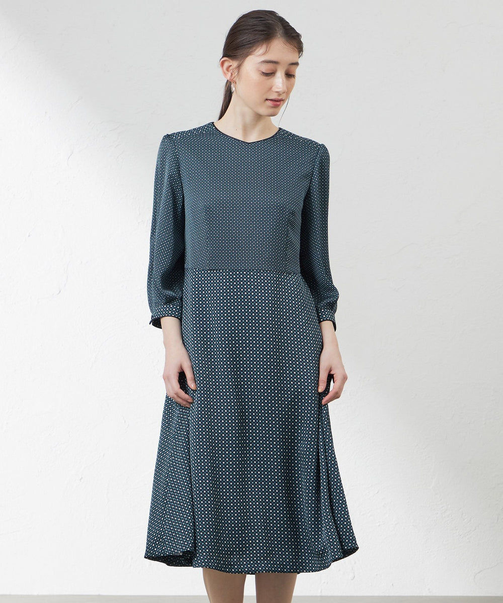 ダイヤドットプリントワンピース(ワンピース)｜AMACA(アマカ)の