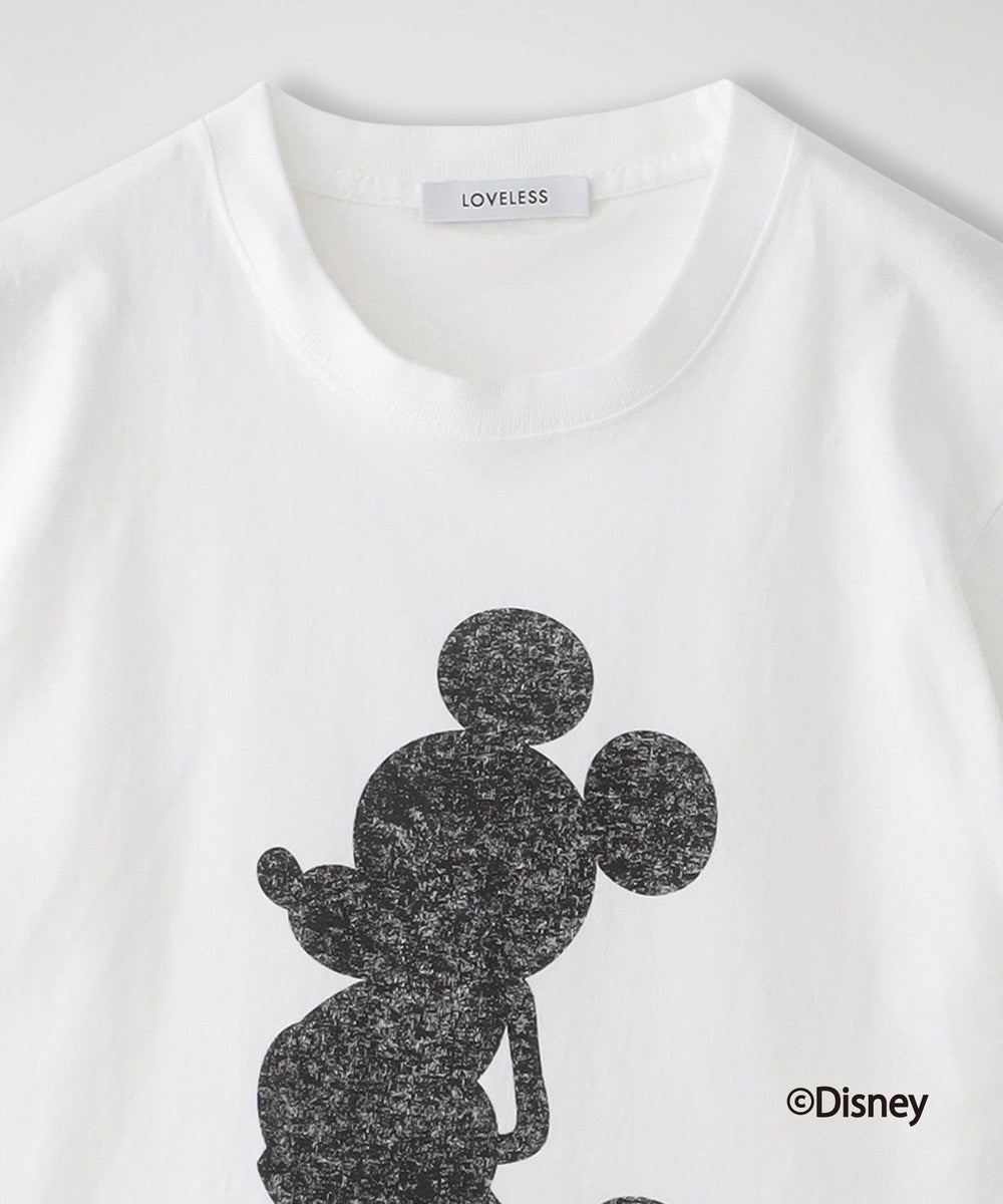 ミッキーマウス / LOVELESS限定】プリントTシャツ(フロントシルエット