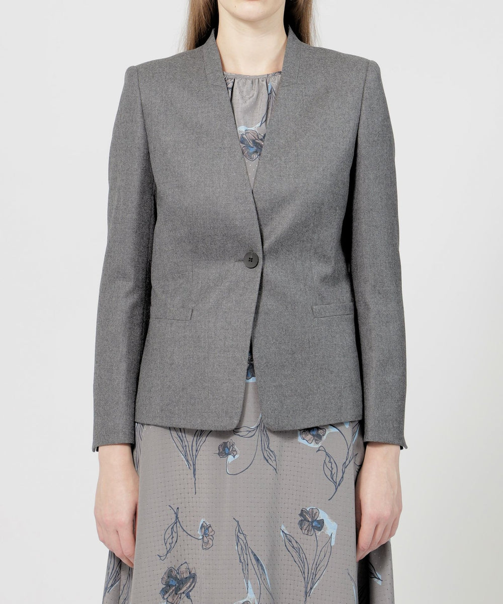 ストレッチウールフラノ Vカラージャケット(ジャケット)｜EPOCA(エポカ