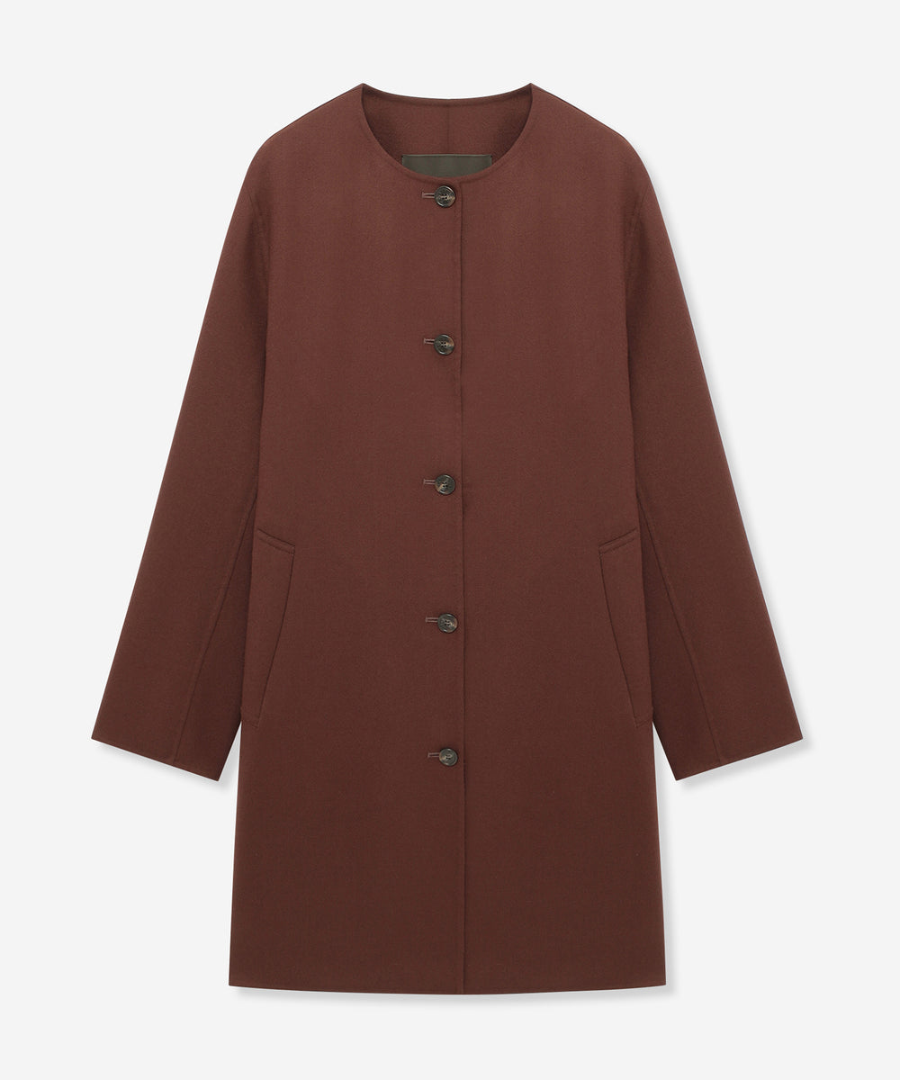 ライトウールリバーノーカラーコート(コート)｜MACKINTOSH LONDON