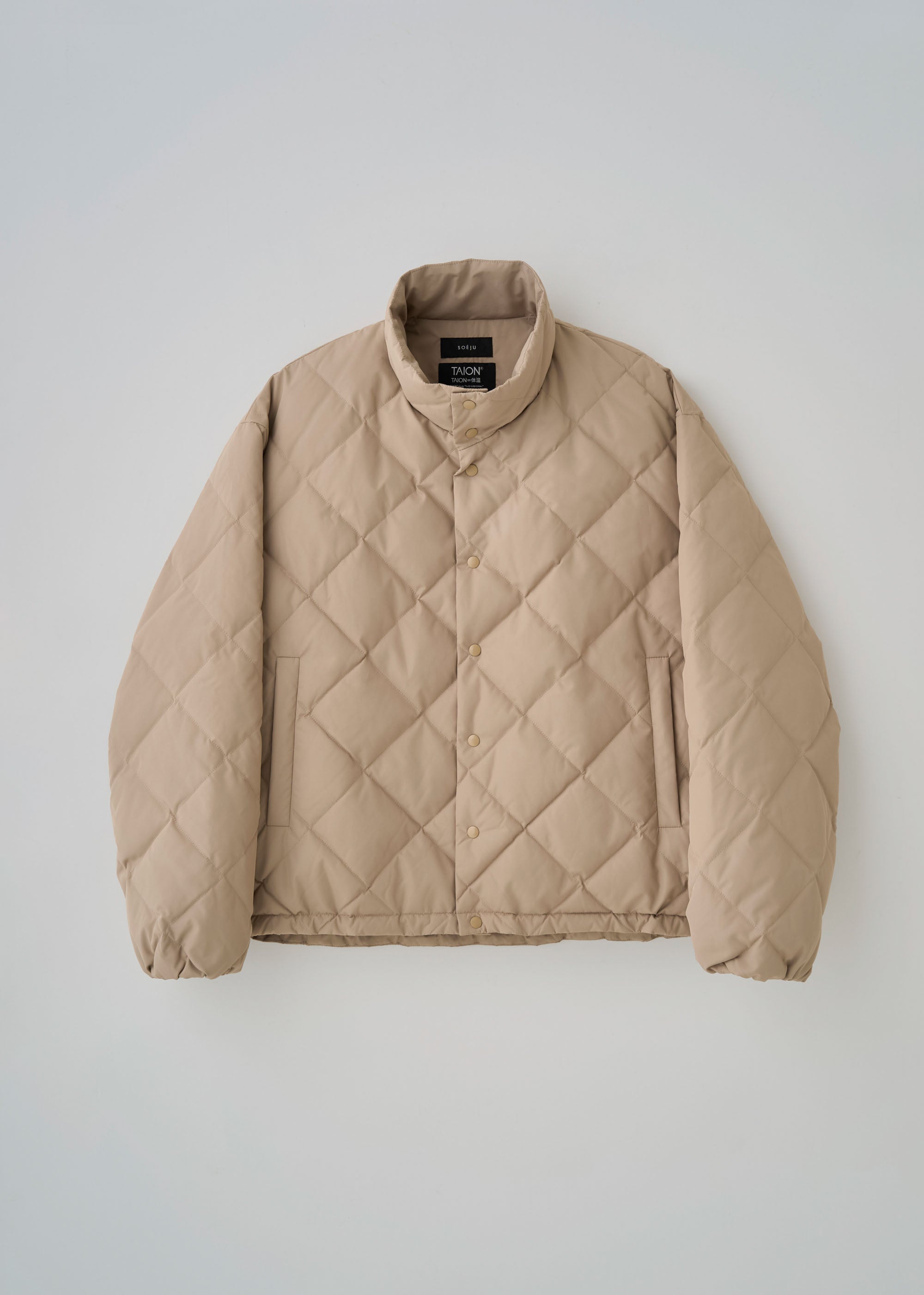 TAION / キルティングダウンブルゾン｜SOÉJU k - SOÉJU online store