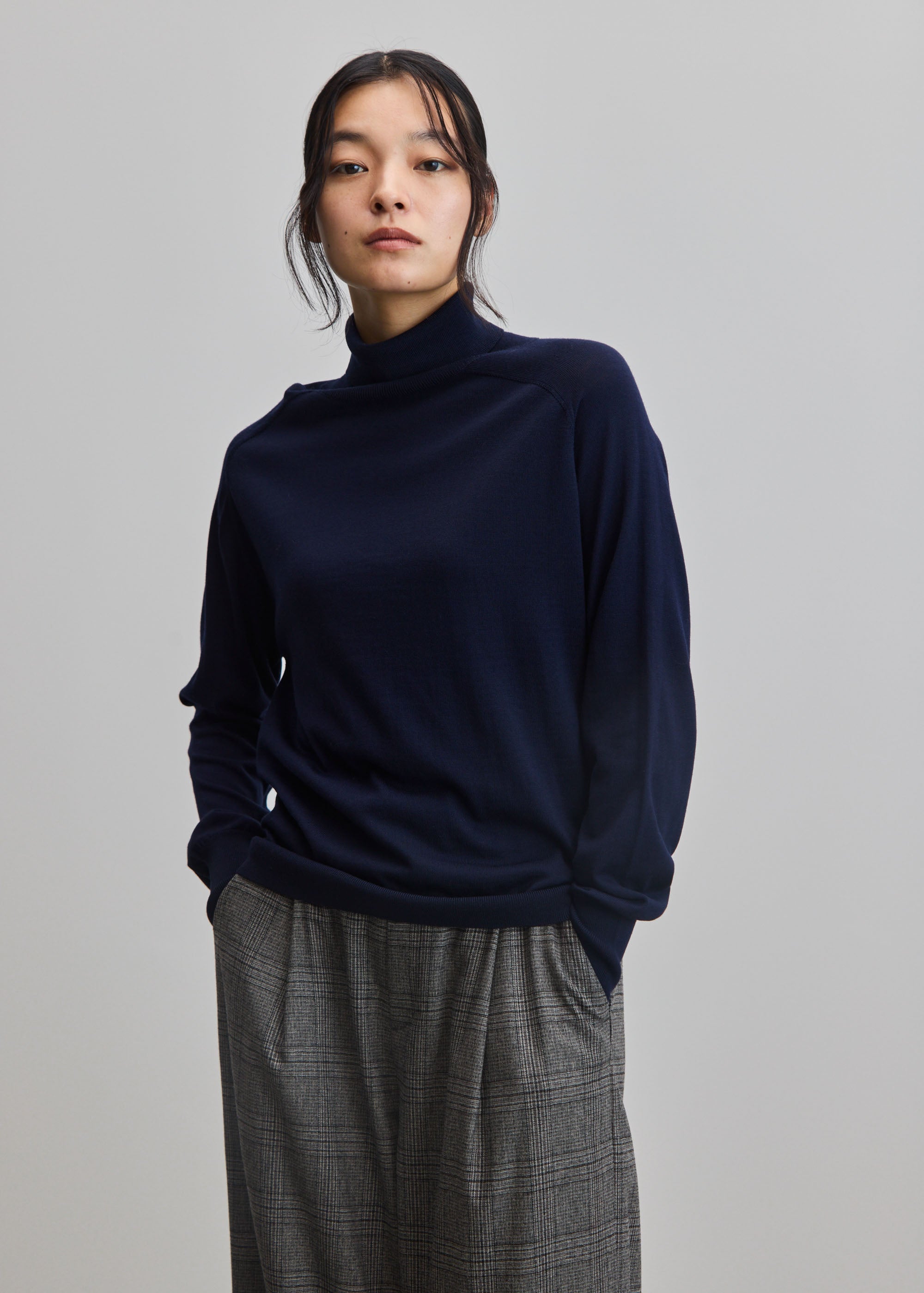 ウールハイゲージタートルネックプルオーバー - SOÉJU online store