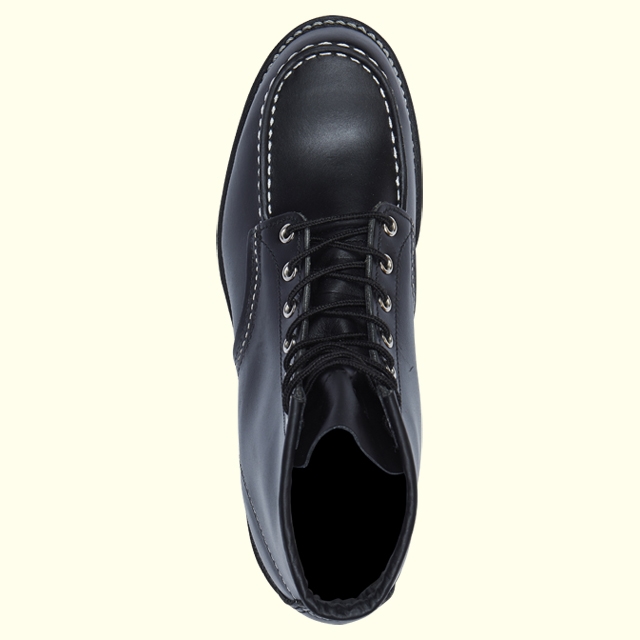 REDWING IRISH SETTER 6' MOC-TOE 8179(E)(10H(28.5cm) BLACK CHROME