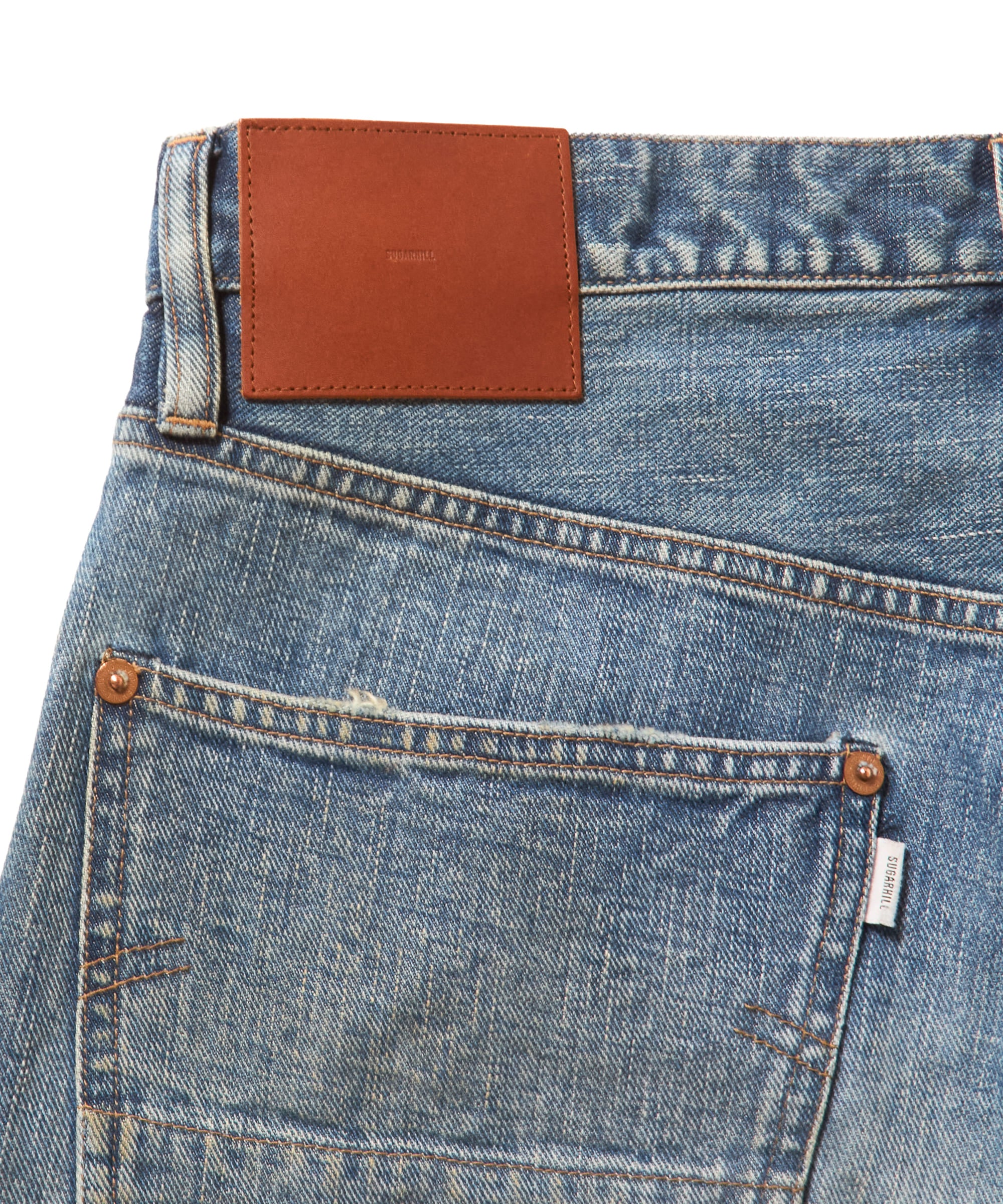 FADED MODERN DENIM PANTS DOUBLE KNEE – SUGARHILL TOKYO